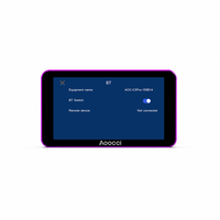 Aoocci C3 Pro 5 İnç Dayanıklı IPS Motosiklet Android Auto Monitörü CNC Metal Braket IP67 Honda Motosikletler İçin Kablosuz GPS Ekran