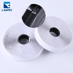 شريط لاصق نايلون مزدوج الجوانب بالجملة 38 مم * 25 متر، شريط خطاف وحلقة لتصنيع الملابس والحقائب/الأحذية بنمط نقطي - Product Image 1