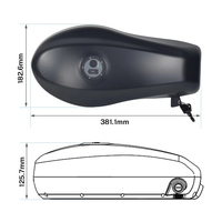 Batterie de vélo électrique super capacité 52V 60V 72V, type réservoir d'essence, batterie Ebike 48V pour vélo électrique ENGWE M20 à pneus larges, réservoir d'huile M20