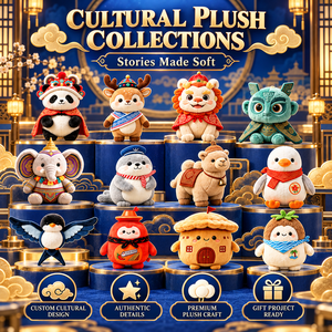 OEM ODM Custom Plush Toys, <b>Personalized</b> Animal Mascots Character <b>Dolls</b> Keychains & Pillows for Brands Gifts Bulk Orders - Product Image 1