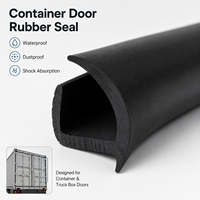 Joint d'étanchéité en caoutchouc EPDM pour porte de camion conteneur de fret, résistant aux intempéries et anti-fuite, pour conteneurs 20ft et 40ft