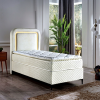 Luxuriöses Samt-Polsterbett mit Verstellbarer Stauraum-Funktion in Allen Größen und Doppel-Ottoman-Design
