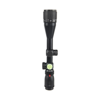 Hunt Long Range Scope 4-16x44 6x AOE Optic Telescopic Red Green Illuminated Reticle Tactical Sight Magnifier Wide Angle Aluminum