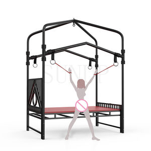 Boîte personnalisée gratuite - Jeu de rôle amusant pour les amoureux, salle de jeu, machine à relier super luxueuse, mobilier de lit sexuel réglable Sm Bondage - Product Image 3