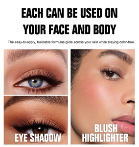 Customized Powder Blush and Bronzer <b>Palette</b> Custom Vegan <b>Makeup</b> Blusher Contour Private Label Face Cheek Blush - Product Image 6