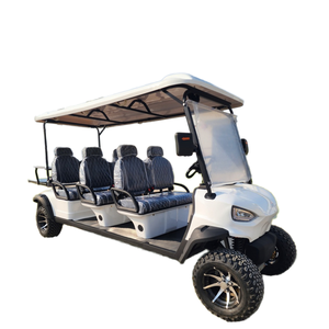 Xe Golf điện 6 chỗ ngồi 48V pin lithium 50 + dặm phạm vi 25 MPH tốc độ cho các sân golf cộng đồng gated Dot EEC GCC thép - Product Image 2