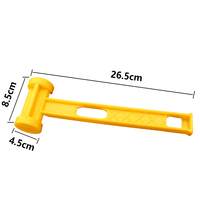 Hot Selling Backpack Camping Hiking Super Portable Outdoor Ground Nail Plastic Hammer for Tent Pegs