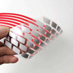 Bandes de stylisation de voiture, autocollants et décalcomanies réfléchissants pour roues de moto et motocross, ruban réfléchissant pour jantes de 17/18 pouces - Product Image 6