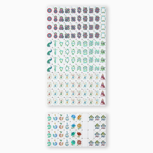 هالو ون - لعبة ماجونغ أمريكية مخصصة من 4 طبقات، 160 قطعة أكريليك بتصميم برتقالي محروق، قابلة للطي، فكرة هدية فاخرة وعصرية - Product Image 4