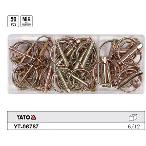 YATO สปริงพิน 50 ชิ้น หัวกลม ผิวมันเงา ใช้งานทั่วไป YT-06787 - Product Image 2
