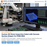 Robot industriel FR5 personnalisé avec vision 3D, cobot d'inspection, pince à aspiration sous vide, détection de soudure à froid PCBA BGA, 5-7 kg, portée 922 mm
