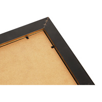 Cadre de diplôme de logo personnalisé à la mode en bois rustique fait à la main-affichage de document de décor de bureau pour des certificats de degré et d'attribution