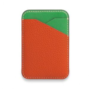 Elegant Genuine Leather Magnetic Card <b>Holder</b> for IPhone17 16 15 14 13 12 Pro Max Premium Business <b>Wallet</b> Case Manufacturer - Product Image 2
