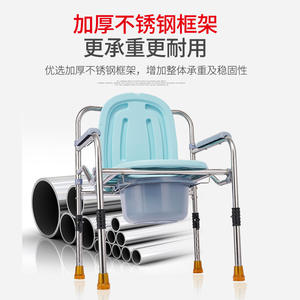 Silla de Inodoro Plegable Inteligente para Ancianos y Mujeres Embarazadas, Asiento de Inodoro para Personas Mayores - Product Image 6