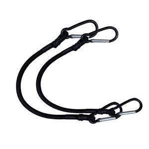 Cordons élastiques en latex de caoutchouc durable de 8mm avec crochets mousquetons de verrouillage - Product Image 2