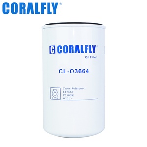 Coralfly ตัวกรองน้ำมันชิ้นส่วนเครื่องยนต์ดีเซล LF3664 P550086 B7223ดังนั้น3362 - Product Image 2