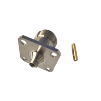 Connecteur coaxial N-KFB3 RF femelle Jack bride N connecteur pour câbles de communication RG402 RG141