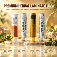 Tube de dentifrice en aluminium et plastique de 15 ml, mini-contenant laminé à presser avec bouchon à vis, impression UV, logo personnalisé