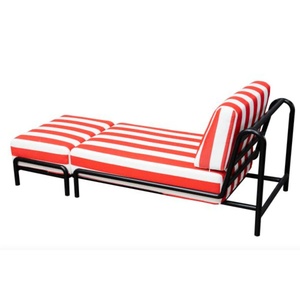 Modern 6-Piece Outdoor Steel Sofa Set with OLEFIN Cushions for Patio <b>Garden</b> Resort Contemporary Design Style - Product Image 3
