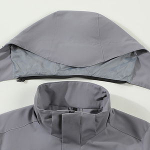 <span class=keywords><strong>Veste</strong></span> de travail en polaire d'extérieur, fabricant de vêtements, capuche amovible personnalisée, <span class=keywords><strong>veste</strong></span> d'hiver imperméable 3 en 1 pour hommes - Product Image 2