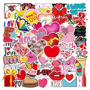 50 <span class=keywords><strong>Pegatinas</strong></span> de Corazón Rojo con la Frase 'Te Amo' <span class=keywords><strong>para</strong></span> el Día de San Valentín, <span class=keywords><strong>para</strong></span> Botellas, Tazas, Teléfonos, <span class=keywords><strong>Maletas</strong></span>, Guitarras, Manualidades - Product Image 3