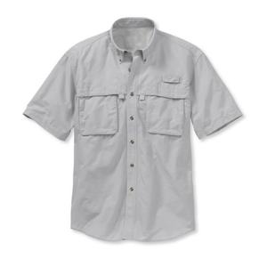 Chemise tactique de randonnée pour hommes, manches courtes, col boutonné, style Tropicwear, vente en gros - Product Image 1