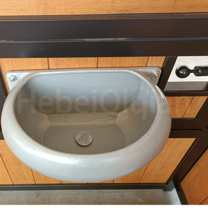 Tấm chắn chuồng ngựa di động 2,2 x <span class=keywords><strong>3</strong></span>,6 m, chuồng ngựa tạm thời bằng thép với các chi tiết bằng tre - Product Image 5