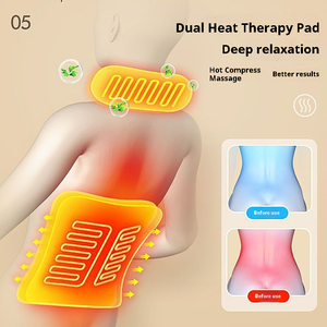 Ganzkörper-Vibrationsmassage-Matte mit Wärmefunktion, Elektrische Massagematte für Bett und Stuhl zur Verwendung zu Hause und im Büro - Product Image 4