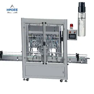 Higee Shanghai manufacturer perfume cosmetics liquid filling capping labeling machine production line