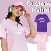 T-shirt personnalisé en coton de première qualité avec logo personnalisé pour hommes T-shirt surdimensionné uni en coton 180gsm pour hommes