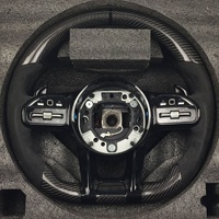 Accessoires de volant de voiture pour Mercedes-Benz Classe S W221 W219 S500 S280 S300 S350 S400 S600 Volant en fibre de carbone