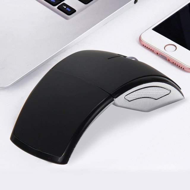 Ergonomic PS/2 Wireless Mouse with 11 Buttons 1 Roller Photoelectric Sensor Battery-powered Thin Design Desktop Use Non-Backlit