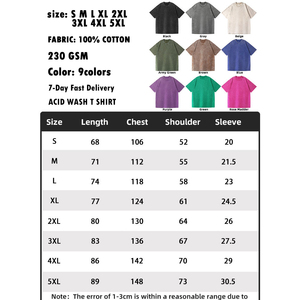 T-shirt Homme Personnalisé avec Logo, Style Vintage Délavé à l'Acide, Coton Lourd Effet Vieilli, T-shirt Oversize Vierge 100% Coton pour Homme - Product Image 4