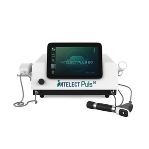 Appareil professionnel 2-en-1 de thérapie par ondes de choc et de vibration ultrasonique pour la tendinite, la fasciite plantaire et l'épaule congelée - Product Image 1