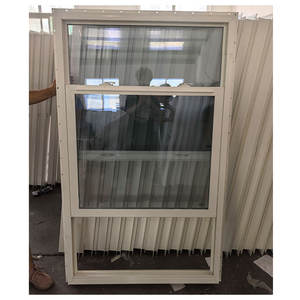 Americano a buon mercato UPVC vinile risparmio energetico finestra singola appeso a doppia anta finestre per la casa - Product Image 3