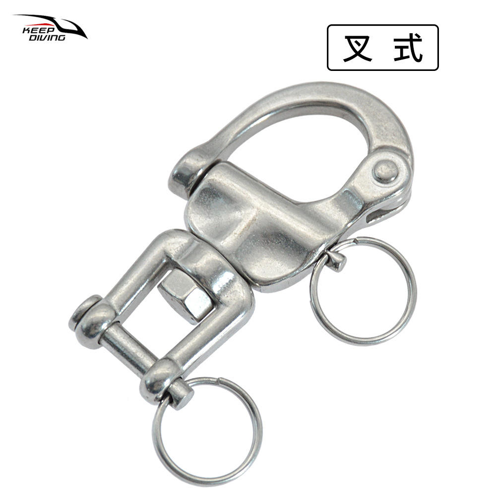 Fork - type Rotating Quick Release Buckle