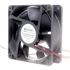 พัดลมระบายความร้อนแบบไร้แปรงถ่าน Misumi R1238L24BPLB-2B-7 24V 0.18A 120 มม. DC - Product Image 2