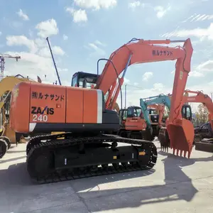 Excavatrice utilisée du Japon Hitachi ZX240 à vendre l'excavatrice ZX240-3 d'occasion 24t de Hitachi ZX240 a utilisé l'excavatrice zx210 zx200 de Hitachi