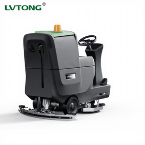 Commercial Grade <b>Walk</b>-Behind Scrubber <b>Machine</b> for Tile Rubber Wood Floor Surface Cleaning - Product Image 1