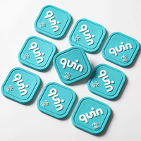 Étiquette NFC personnalisée en PVC, caoutchouc, silicone, broderie, écologique, pour vêtements, avec puce RFID lisible