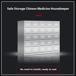 <span class=keywords><strong>Armoire</strong></span> à <span class=keywords><strong>pharmacie</strong></span> traditionnelle chinoise économique en acier inoxydable Armoires d'hôpital de clinique de <span class=keywords><strong>pharmacie</strong></span> en fer épaissi à plusieurs seaux - Product Image 3