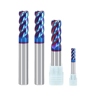 Fraise à rayonner en carbure de tungstène à 4 dents pour machine-outil CNC, HRC55 HRC65, pour arrondissement de coins - Product Image 5