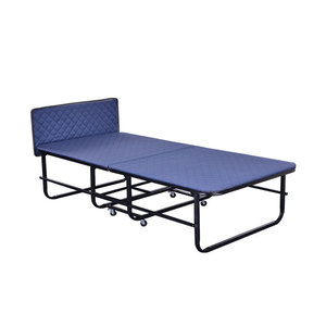 Cama Plegable Individual Móvil de Alta Calidad para Huéspedes de Hotel, con Estructura Tubular Metálica, Función Suave y Ruedas Resistentes - Product Image 5