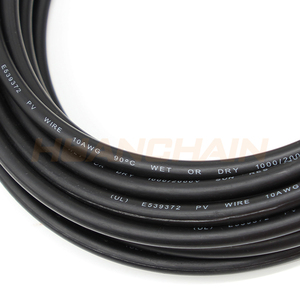 Câble d'extension solaire 10ft 12AWG PV Wire pour panneau solaire marin de bateau de camping-car d'extérieur-noir et rouge - Product Image 5