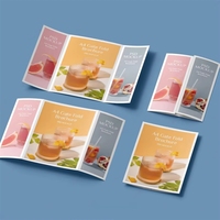 Ventes d'usine, service d'impression personnalisée, dépliants en papier kraft, prospectus, brochures, menus - taille personnalisée, impression offset