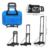 Sac de voyage Oxford multifonctionnel portable avec fermeture éclair, étanche et antichoc, 20L-35L, sac à roulettes pour accessoires de couture et outils
