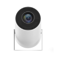 Mini projecteur LCD portable Hy300 Smart Linux 1080P 120 lumens avec lampe LED, compatible 3D, haut-parleurs intégrés pour cinéma maison et utilisation en extérieur