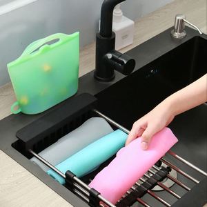 Sacs de conservation en silicone réutilisables à compression sous vide au design moderne pour la cuisine, pour la fraîcheur des aliments, y compris les sacs de conservation du lait maternel - Product Image 6