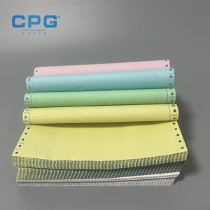 Bulk OEM Custom Fast Imaging Carbonless <b>Paper</b> <b>Roll</b> 50gsm 55gsm NCR <b>Paper</b> Continuous Business Stock Unit - Product Image 1