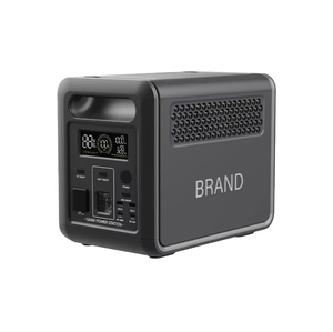 Station d'alimentation portable 1200W, générateur solaire avec surtension de 2400W pour la sauvegarde à domicile en cas d'urgence, alimentation électrique pour le camping en plein air - Product Image 3